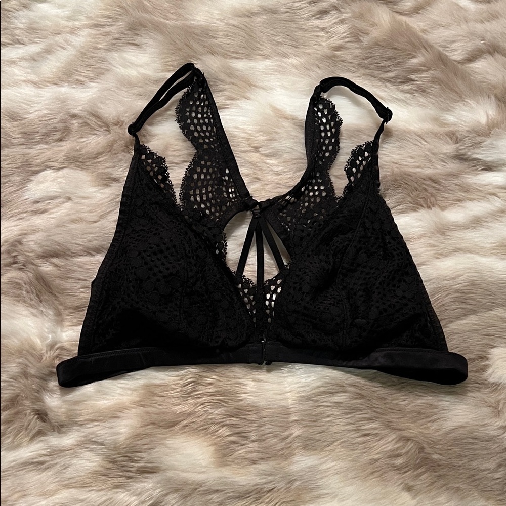 Elegant Black Lace Bralette